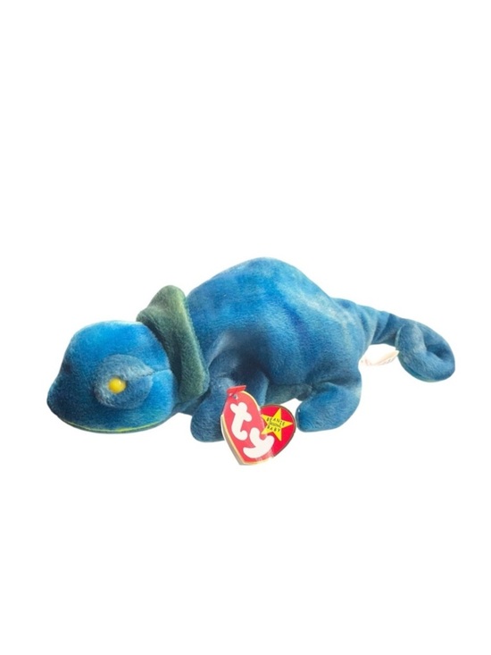 Ty Other - Ty The Beanie Babies Collection Rainbow  Chameleon Blue and Green Plush Toy